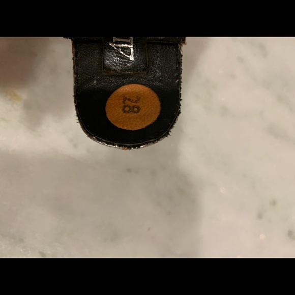 Alden Howard silver color leather belt. - Picture 4 of 10